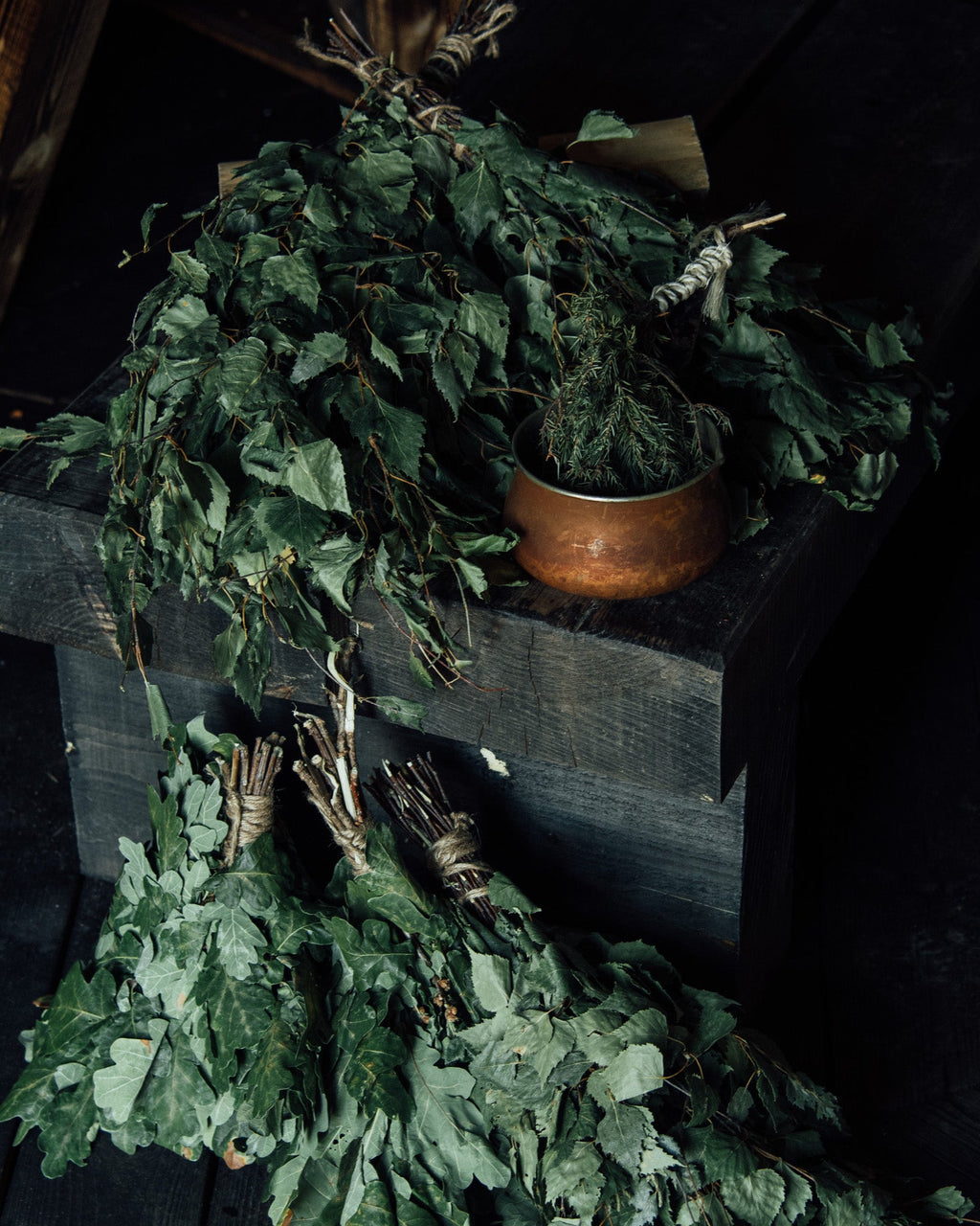 Traditional Finnish Sauna Ritual in a Yurt Sauna