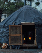 Traditional Finnish Sauna Ritual in a Yurt Sauna