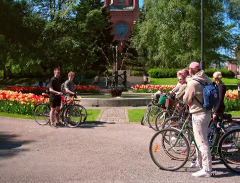 19.8. 2,5-hour Tampere bike tour and Kaupinoja sauna experience