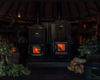 Traditional Finnish Sauna Ritual in a Yurt Sauna
